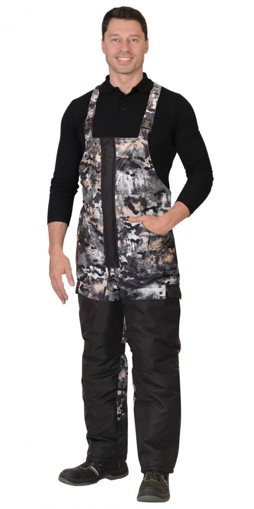 Костюм Сириус-Тундра зимний : куртка, полукомбинезон КМФ Полигон