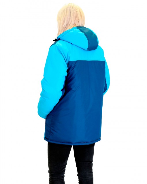 Куртка СИРИУС-ФРИСТАЙЛ зимняя, женская: морская волна с бирюзовым