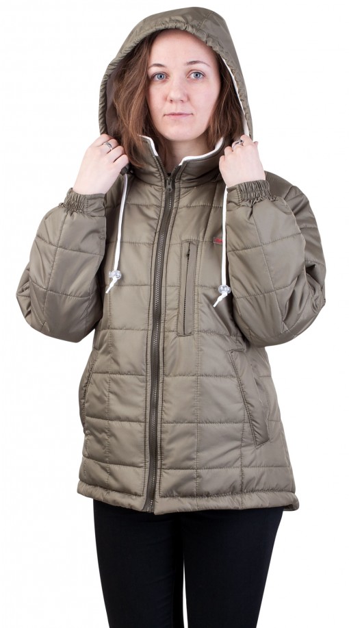 Куртка СИРИУС-ПРАГА-ЛЮКС зимняя женская: оливковая