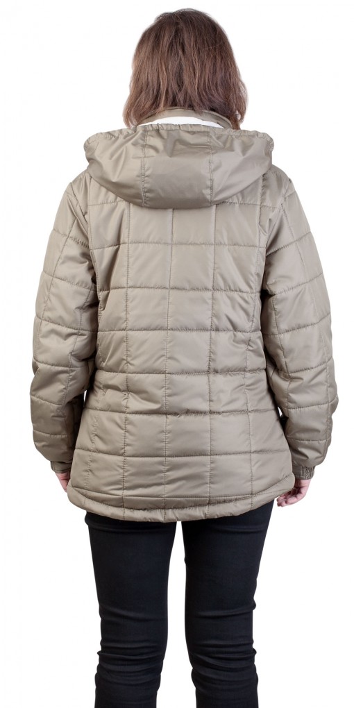 Куртка СИРИУС-ПРАГА-ЛЮКС зимняя женская: оливковая