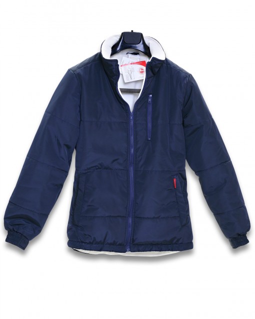 Куртка СИРИУС-SNOW зимняя, женская: синяя с бежевым