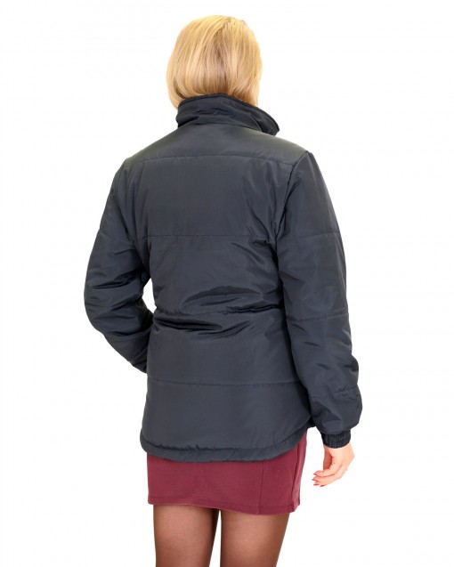 Куртка СИРИУС-SNOW зимняя, женская: синяя с бежевым