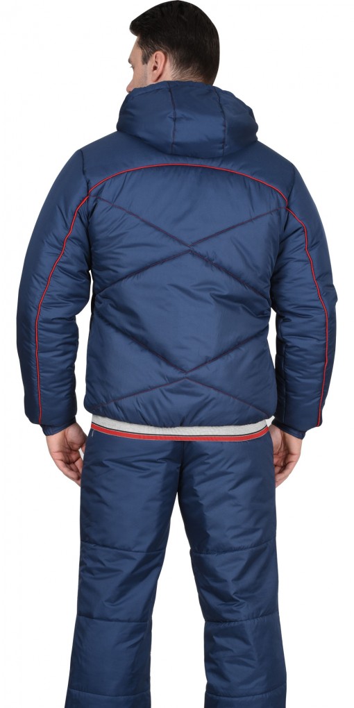 Куртка СИРИУС-ИМИДЖ зимняя, мужская: темно-синяя