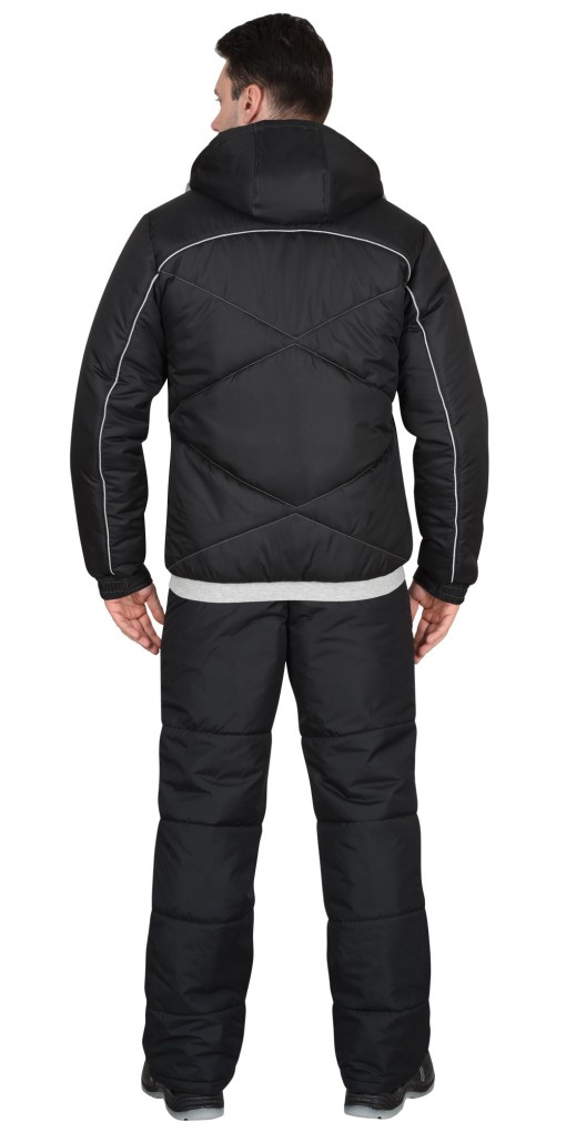 Куртка СИРИУС-ИМИДЖ зимняя, мужская: черная