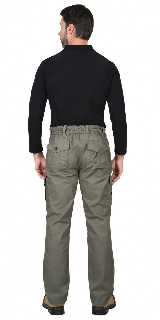Брюки СИРИУС-ТАКТИК олива тк. механический стрейч с ВО