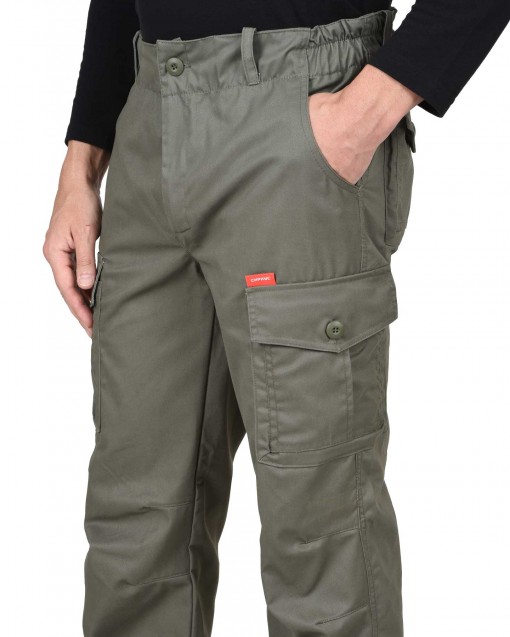 Брюки СИРИУС-ТАКТИК олива тк. механический стрейч с ВО