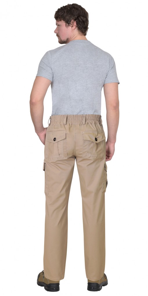 Брюки СИРИУС-ТАКТИК песочные тк. механический стрейч с ВО