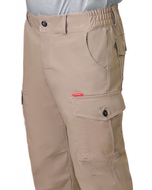 Брюки СИРИУС-ТАКТИК песочные тк. механический стрейч с ВО