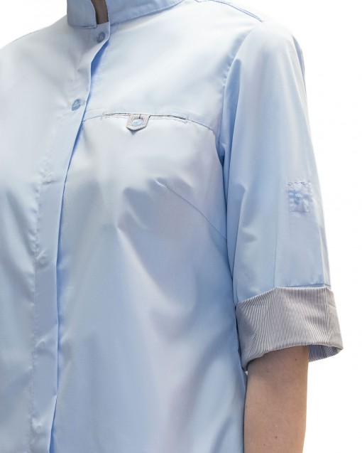 Блуза СИРИУС-ВЕНЕЦИЯ женская голубая