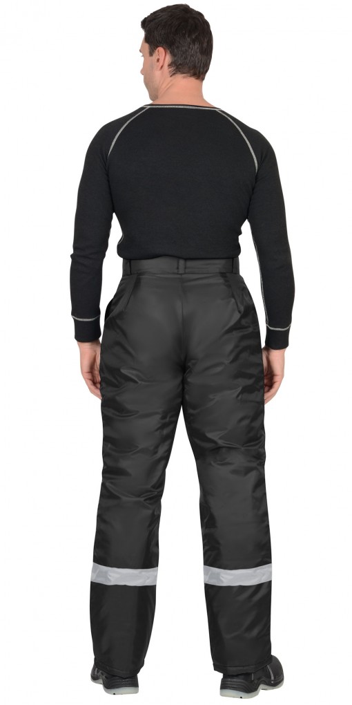 Брюки СИРИУС-РОСТ зимнии черные с СОП