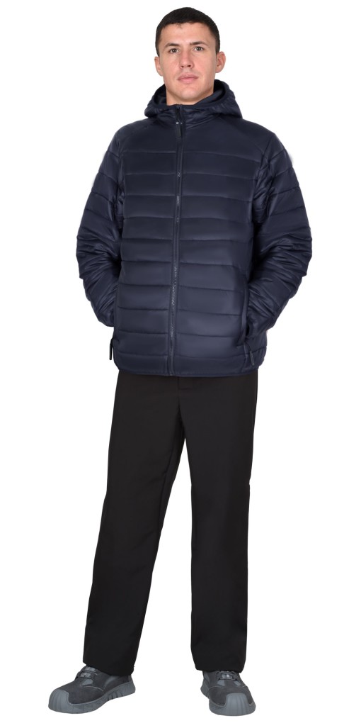 Куртка СИРИУС-АЗИМУТ зимняя, мужская: темно-синяя