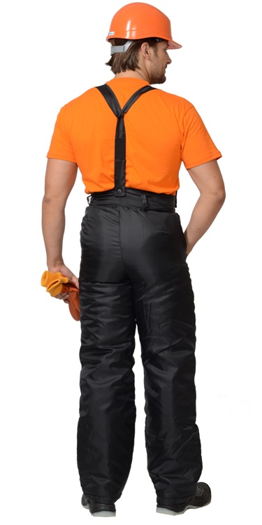 Брюки СИРИУС-СПЕЦМОНТАЖ утепленные чёрные