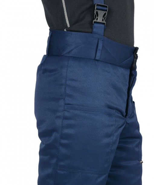 Брюки зимние универсальные (смесовая) тёмно-синие