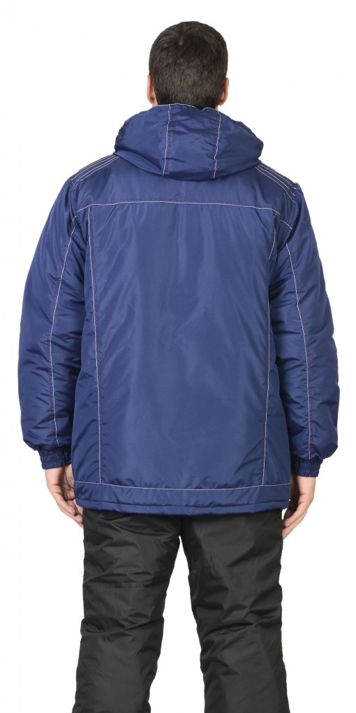 Куртка СИРИУС-АЛЕКС зимняя, мужская: темно-синяя с СОК