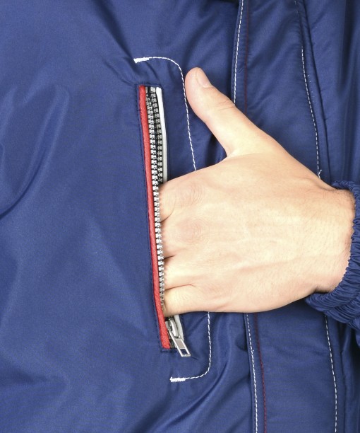 Куртка СИРИУС-АЛЕКС зимняя, мужская: темно-синяя с СОК