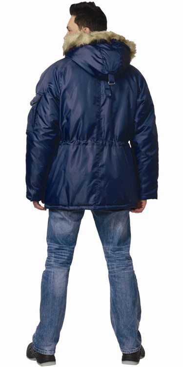 Куртка СИРИУС-АЛЯСКА зимняя, мужская: тёмно-синяя