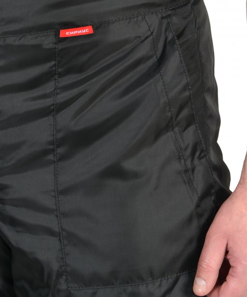 Полукомбинезон зимний универсальный черный