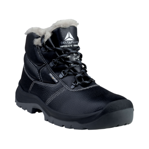 Ботинки JUMPER3 S3 FUR SRC Delta Plus утепленные, мужские: ПУ-ПУ, иск. мех, МП, МС