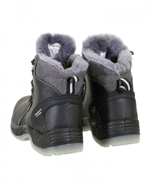 Ботинки SAVEL-Protection-Nord утепленные, мужские: ПУ-ТПУ, нат. мех, КП, СОП