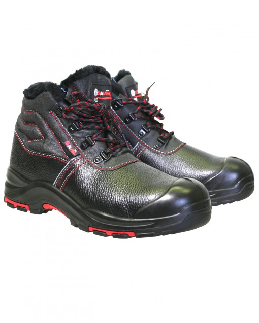 Ботинки СИРИУС утепленные, мужские: ПУ-Нитрил, нат. мех, КП