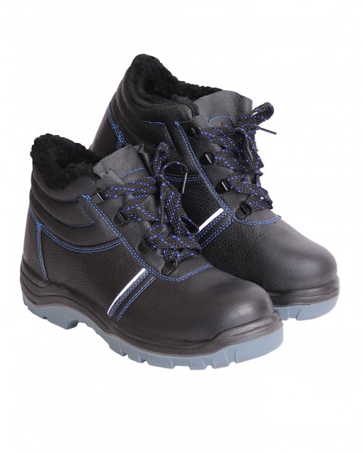 Ботинки 13/1М утепленные, мужские: ПУ-ПУ, иск. мех