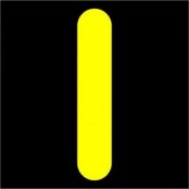 Знак продольный округлые края
