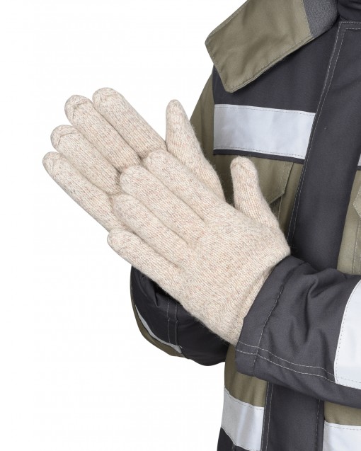 Перчатки утепленные шерстяные  Юкагиры Safeprotect с утеплителем ТИНСУЛЕЙТ