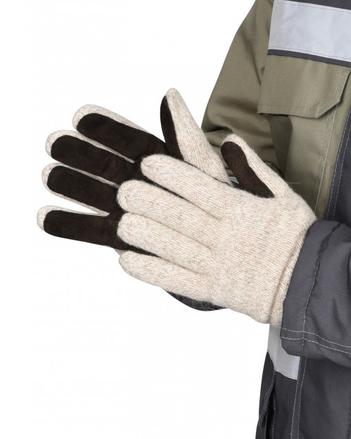 Перчатки утепленные Юкагиры Safeprotect со спилковой накладкой с утеплителем ТИНСУЛЕЙТ