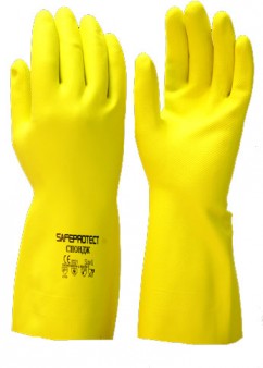 Перчатки латексные SAFEPROTECT СПОНДЖ