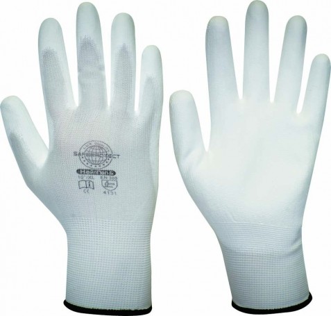 Перчатки нейлоновые с полиуретановым покрытием SAFEPROTECT Нейп Пол-Б 13 кл