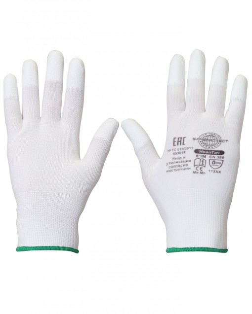 Перчатки нейлоновые с полиуретановым покрытием SAFEPROTECT Нейп Пол-Ч 13 кл