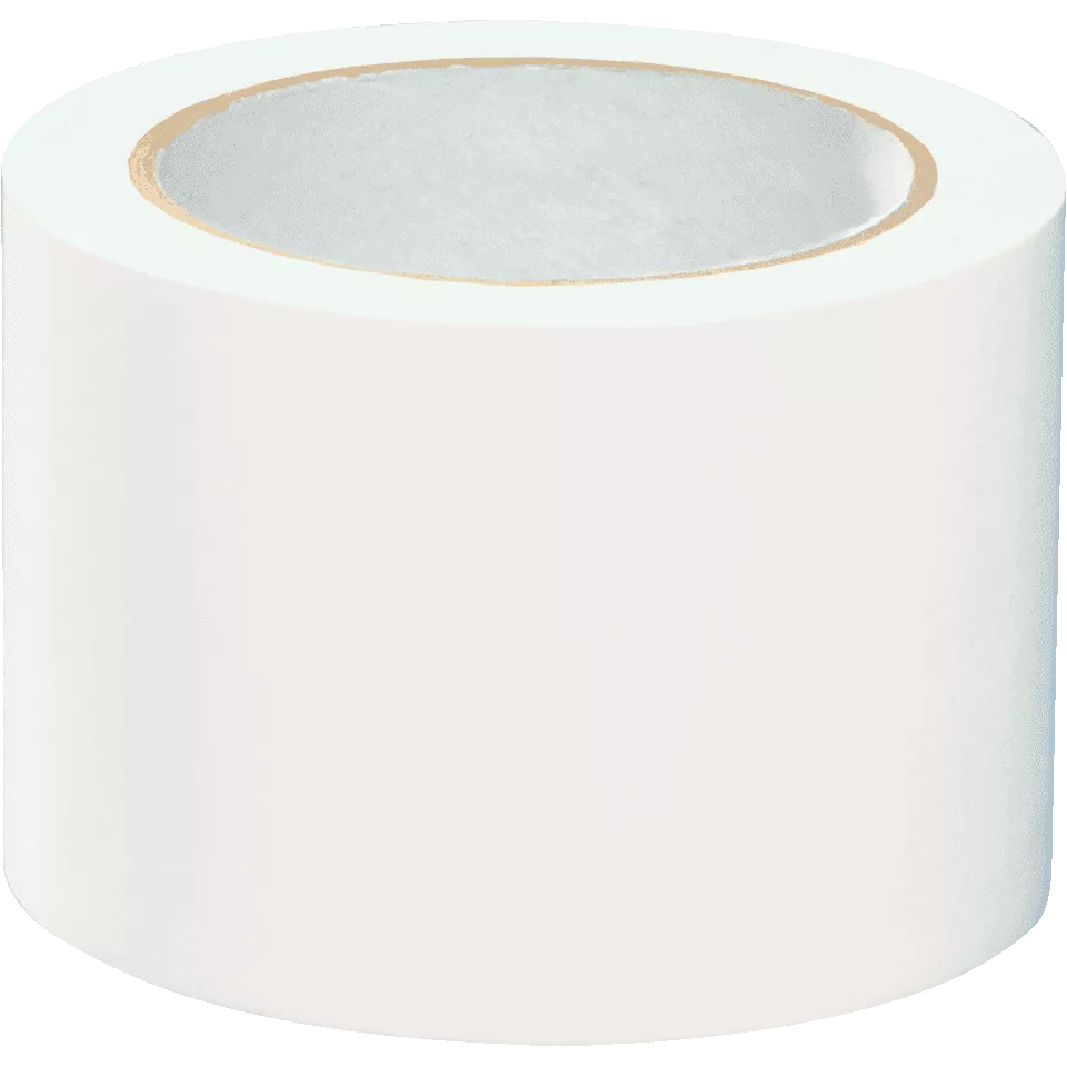 Лента ПВХ для разметки и маркировки 50 мм х 33 м белая 150 мкр