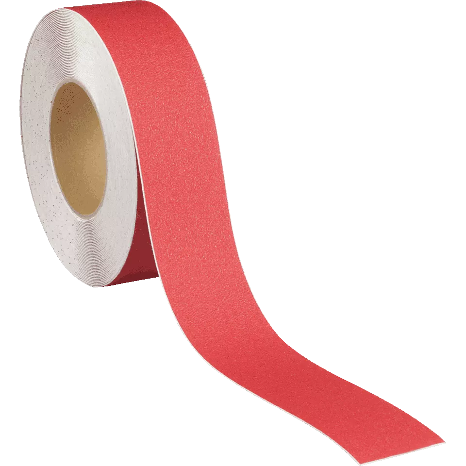 Лента ПВХ для разметки и маркировки износостойкая 50 мм х 18,3 м красная