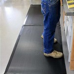 Мат противоусталочный 900 x 1500 х 14 мм ромбическое рифление с двумя черными краями