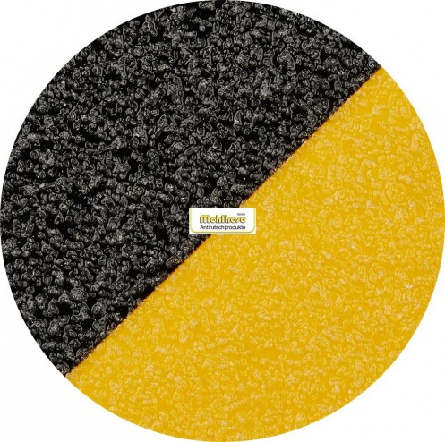 Полоса противоскользящая предупреждающая 25 мм х 1 м желто-черная (10 шт в упаковке)