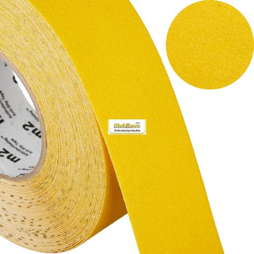 Лента противоскользящая формируемая для неровных поверхностей 25 мм х 18,3 м желтая