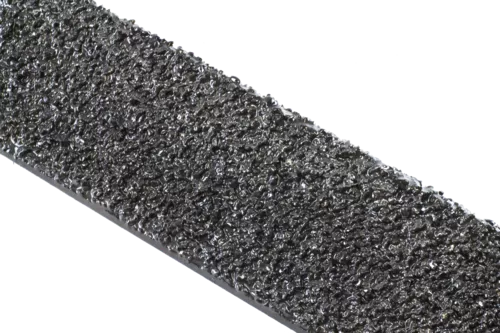 Профиль стеклопластиковый 1000x70x30х4,2 мм для краев ступеней зерно 12 Grit черный