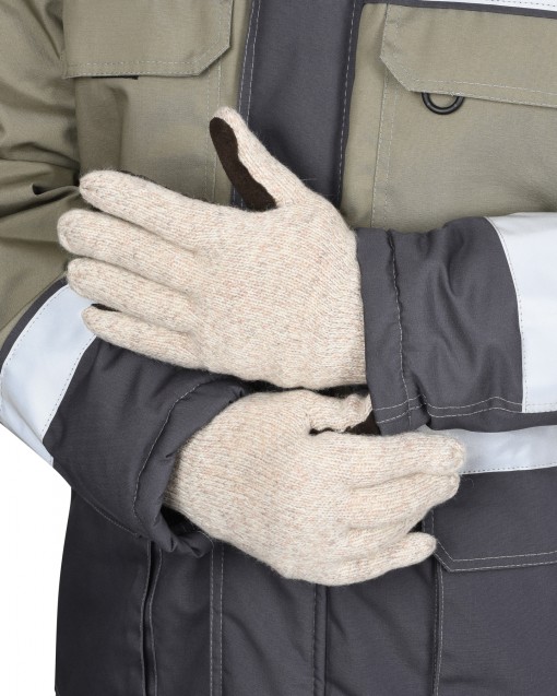 Перчатки утепленные Юкагиры Safeprotect со спилковой накладкой с утеплителем ТИНСУЛЕЙТ