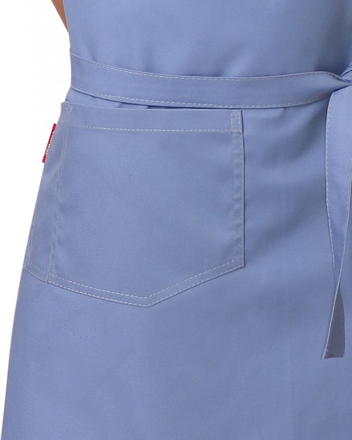 Фартук СИРИУС-БАРИСТА серо-голубой