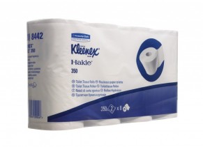 Бумага туалетная Kleenex 350 Kimberly-Clark 8442 двухслойная 42 метра