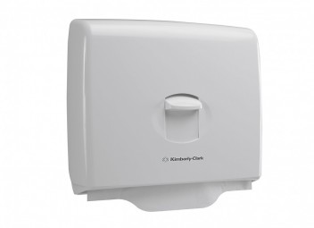 Диспенсер настенный AQUARIUS Kimberly-Clark 6957 для индивидуальных покрытий на сиденье унитаза, белый