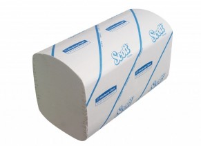 Полотенца бумажные в пачках Scott Performance Kimberly-Clark 6689 белые однослойные