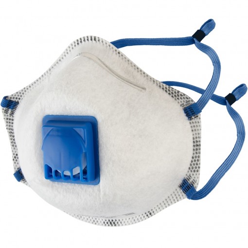 Респиратор JETA SAFETY FFP2 R D с клапаном с угольным слоем с регулировкой резинок JM-7628