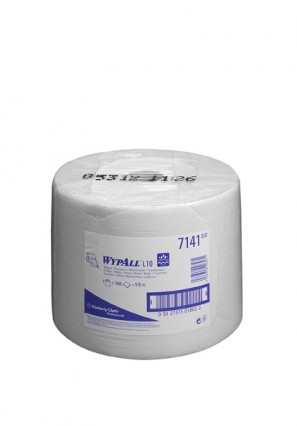 Протирочный материал Kimberly-Clark 7141 WYPALL* L10 EXTRA большой рулон, белый