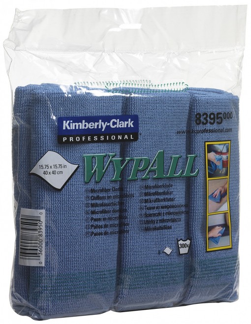 Протирочные салфетки микрофибра Kimberly-Clark 8395 WYPALL* синие