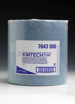 Протирочный материал Kimberly-Clark 7643 KIMTECH PREP для подготовки поверхности большой рулон, синий