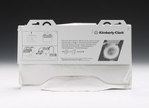 Индивидуальные покрытия Kimberly-Clark 6140 на сиденье унитаза, белый