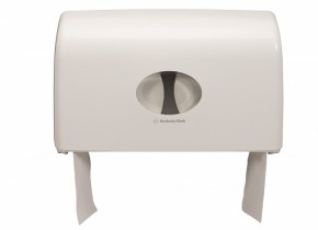 Диспенсер настенный AQUARIUS Kimberly-Clark 6947 для туалетной бумаги в больших рулонах, белый