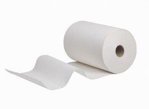 Полотенца бумажные в пачках Scott Slimroll Kimberly-Clark 6697 белые однослойные