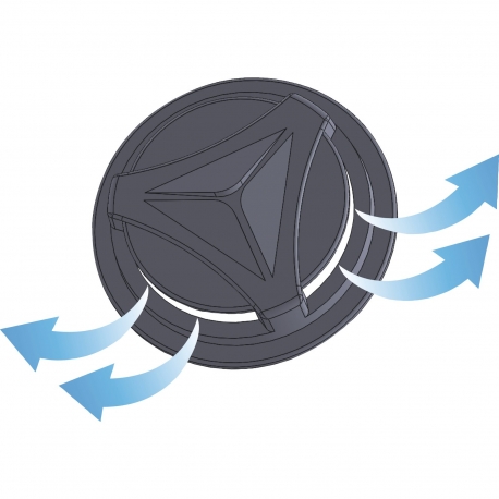 Респиратор DELTA PLUS FFP3 M1300VC из нетканого синтетического волокна